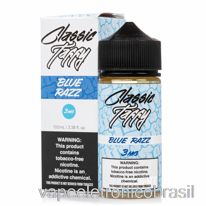 Vape Vaporesso Blue Razz Classic Taffy - Syn Liquid - 100ml 3mg